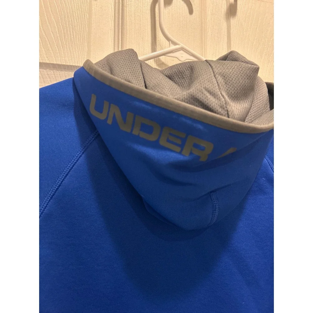 Under Armour Storm 1‎ Youth Small Blue Fleece Lined Hoodie Sweatshirt YSM Boys